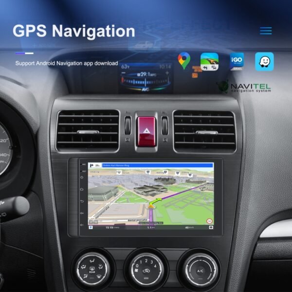 A3194 7 Inch Android 11 Central Control Carplay 2+32G Car Large Screen Navigation Reversing Video Player, Style:, Standard, Standard+AHD Camera - Image 4