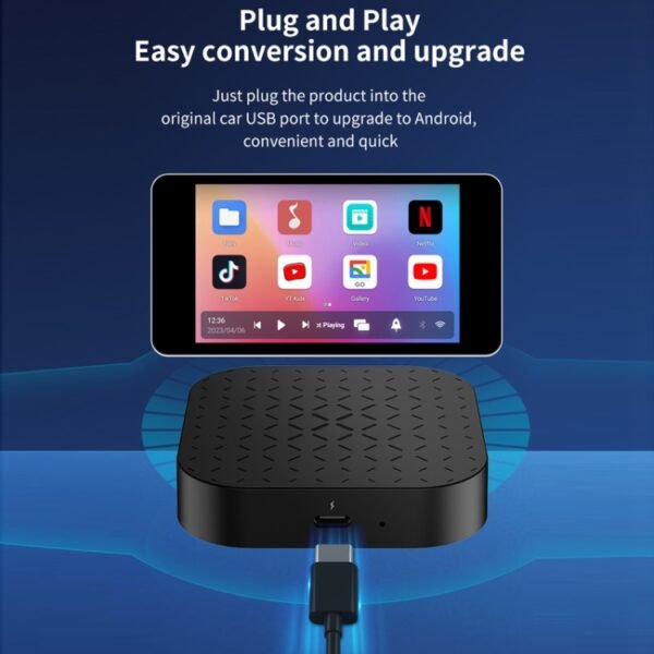 Apple Wired To Android Box Qualcomm 4-core Wireless Car Interconnection Smart Box, CPC200-Tbox - Image 12