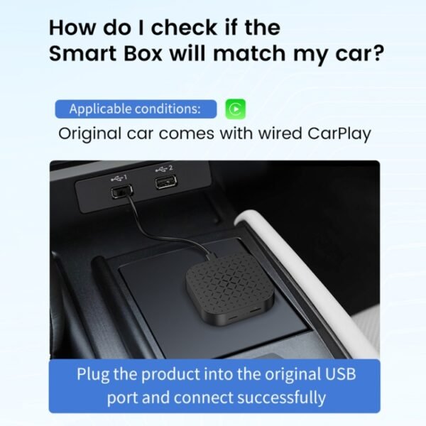 Apple Wired To Android Box Qualcomm 4-core Wireless Car Interconnection Smart Box, CPC200-Tbox - Image 7