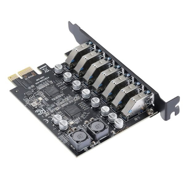 PCE7USB-R05  PCI-E To USB 3.2 GEN1 7-Port 19PIN Expansion Card Super Speed 5Gbps - Image 5