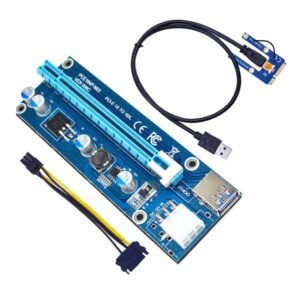PCE164P-N03 VER006C Mini PCI-E 1X To 16X Riser For Laptop External Image Card, Blue Board 6pin, Blackboard 6pin, Blackboard 4pin, M2 To 6pin