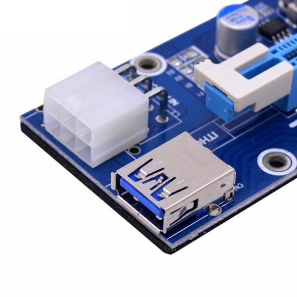 PCE164P-N03 VER006C Mini PCI-E 1X To 16X Riser For Laptop External Image Card, Blue Board 6pin, Blackboard 6pin, Blackboard 4pin, M2 To 6pin - Image 5