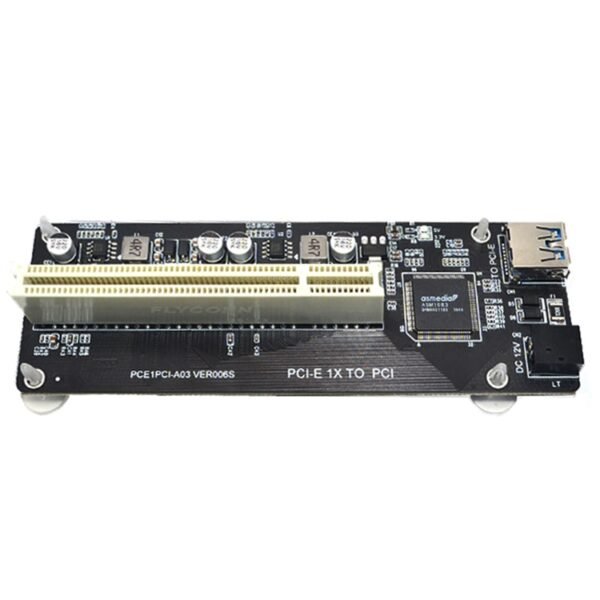 Riser Card Extend Adapter Add Expansion Card For PC Computer, PCI-E 1X To Single PCI, PCI-E 1X To Dual PCI, PCI-E 1X To Single PCI With baffle - Image 6