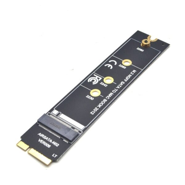 M.2 NGFF SATA To MAC SSD Adapter Riser Card For MacBook Air 2012 A1465 A1466, Long Type, With Screwdriver - Image 2