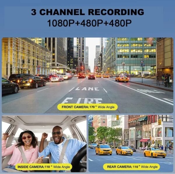2 Inch Screen 3-Record 1080P Driving Recorder - Image 7
