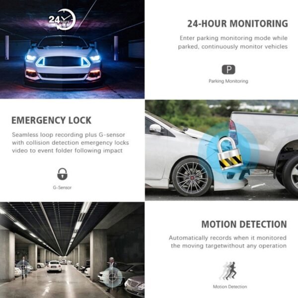 3 Lens Video HD 1080P Multi-Language Driving Recorder - Image 4