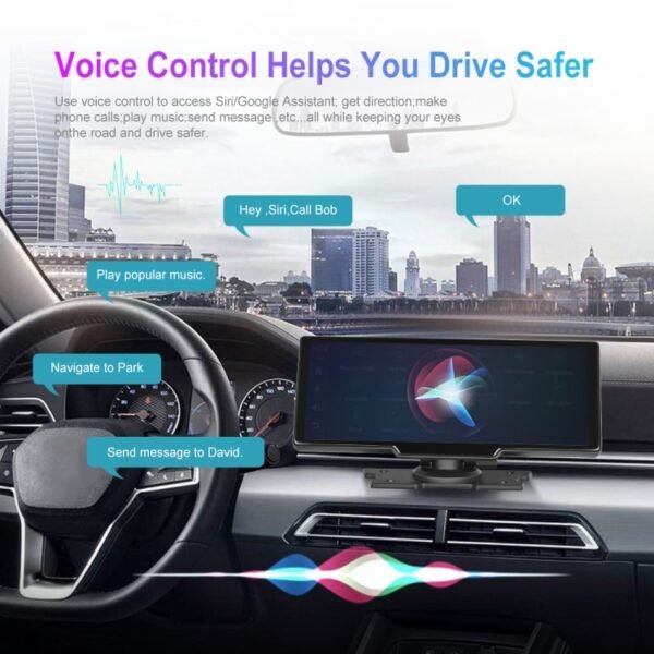 Car 10.26 Inch Portable Wireless CarPlay Display Android Auto Mobile Phone Screen - Image 12