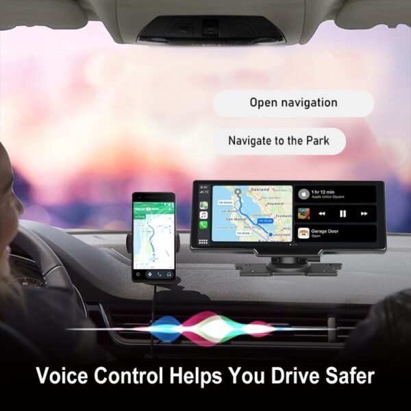 Car 10.26 Inch Portable Wireless CarPlay Display Android Auto Mobile Phone Screen - Image 13