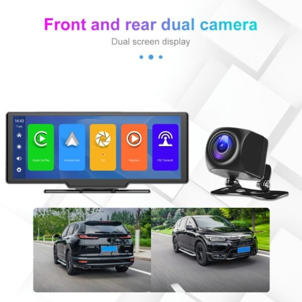 Car 10.26 Inch Portable Wireless CarPlay Display Android Auto Mobile Phone Screen - Image 15
