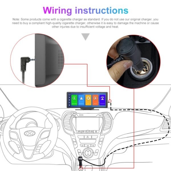 Car 10.26 Inch Portable Wireless CarPlay Display Android Auto Mobile Phone Screen - Image 20