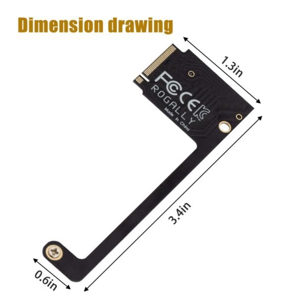 For ASUS Rog Ally Modified M2 Hard Drive PCIE4.0 Riser Card, Short - Image 3
