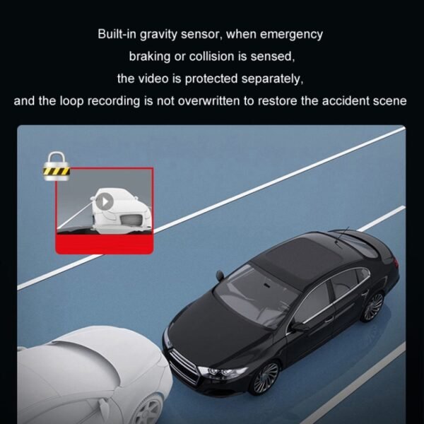 Mobile Phone WIFI Interconnection 2K Ultra-Clear Night Vision Hidden Driving Recorder, USB Short Line, Cigarette Lighter, Step-down Line - Image 9