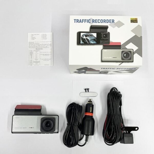 G71 HD 1080P Three-Lens 2.0-Inch Infrared Night Vision Driving Recorder, No WIFI, WIFI Connection - Image 11