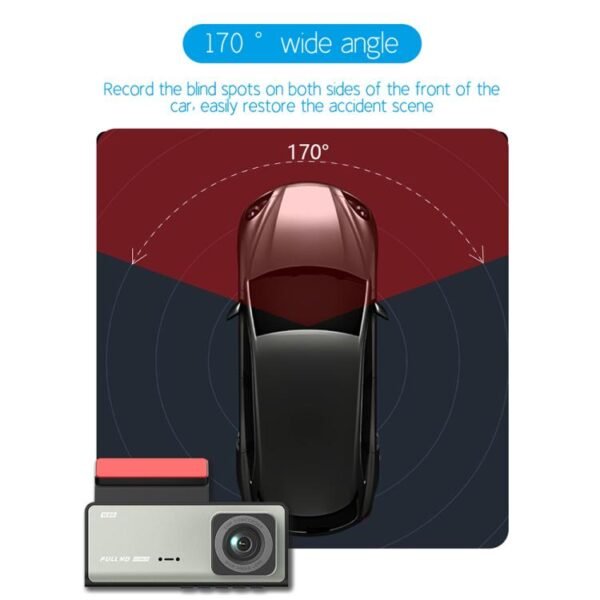 G71 HD 1080P Three-Lens 2.0-Inch Infrared Night Vision Driving Recorder, No WIFI, WIFI Connection - Image 6