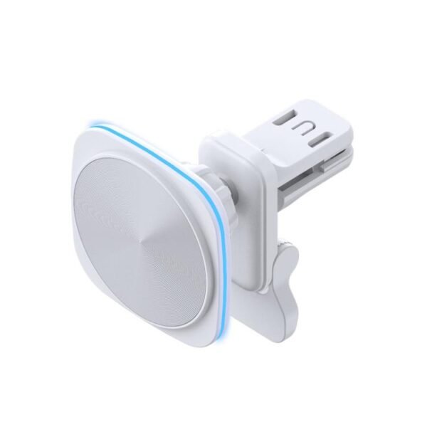 For IPhone 12-16 Cell Phone Car Magnetic Wireless Charger Car Air Vent Holder Fast Charger, Blue Light (White), Blue Light (Black), RGB Light (White), RGB Light (Black)