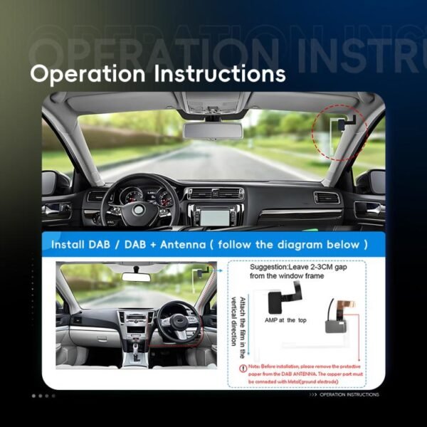 9 Inch Android 4+64G Dual-Butt Large Screen Car Carplay Built-In DAB Car Central Control Integrated Navigation System, Standard, Standard+AHD+Microphone - Image 17