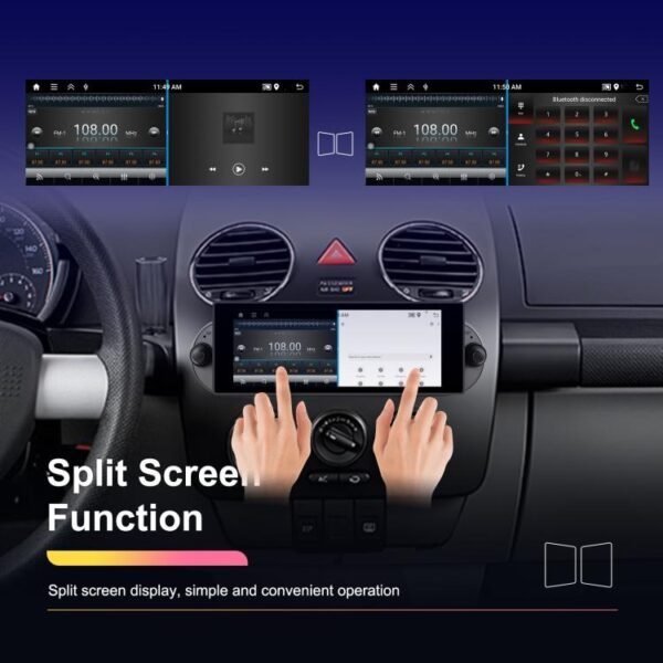For Volkswagen Beetle 2002-2010 6.86 inch 2+64G Horizontal Screen Android Car Player, Standard, Standard+AHD+Microphone - Image 9