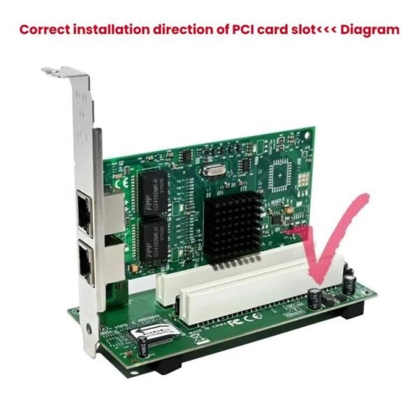 SUNWEIT ST46 PCIe X1 To 2-PCI Card Slot ASM1083 Bridge Card No Drive Plug and Play - Image 3