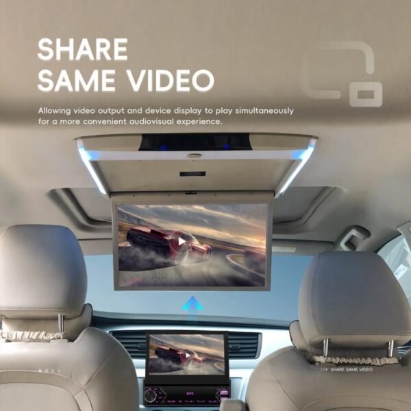 7 inch Universal Manual Retractable Screen Car MP5 Player Car Center Control All-in-One Wired Carplay, Standard, Standard+12 Light Camera - Image 13