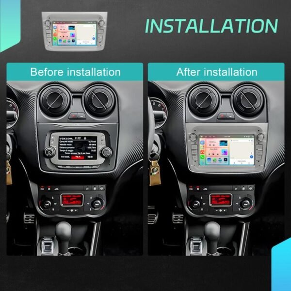 For Alfa Romeo MITO 2008-2016 7 inch Horizontal Screen Android 15 Carplay Car Center Control Integrated Machine, 4+64G, 2+64G - Image 16