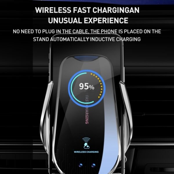 G10 Infrared lnduction Wireless Fast Charging Air Outlet Car Holder - Image 2
