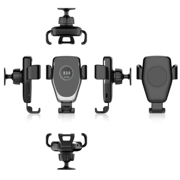 C6 Gravity Induction Car Qi Wireless Charger Fast Charging Air Vent Phone Holder - Image 4