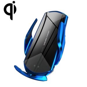 Q2 15W Universal Rotation Infrared Induction Magnetic Car Wireless Charging Mobile Phone Holder with Micro USB + 8 Pin + Type-C / USB-C Magnetic Connector, Q2 Blue, Q2 Red, Q2 Silver, Q2 Black, Q2 Gold