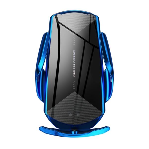 Q2 15W Universal Rotation Infrared Induction Magnetic Car Wireless Charging Mobile Phone Holder with Micro USB + 8 Pin + Type-C / USB-C Magnetic Connector, Q2 Blue, Q2 Red, Q2 Silver, Q2 Black, Q2 Gold - Image 2