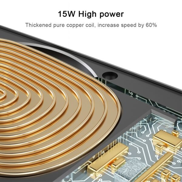 Q2 15W Universal Rotation Infrared Induction Magnetic Car Wireless Charging Mobile Phone Holder with Micro USB + 8 Pin + Type-C / USB-C Magnetic Connector, Q2 Blue, Q2 Red, Q2 Silver, Q2 Black, Q2 Gold - Image 9