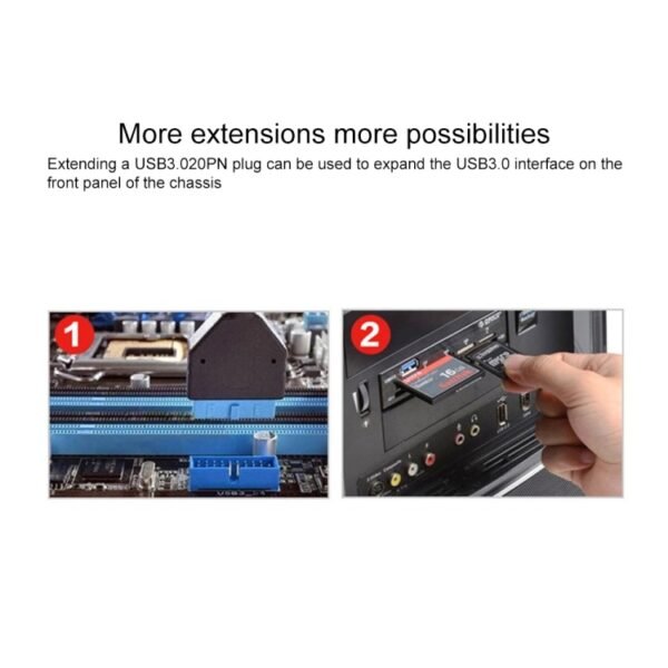 USB3.0 Type-C / USB-C Front Riser Card Dual Core Desktop Computer Motherboard - Image 4