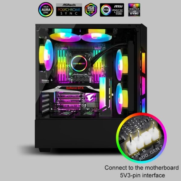 COOLMOON CM-GH2 5V ARGB GPU Holder - Image 8