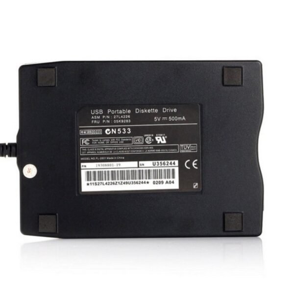 3.5 inch 1.44MB FDD Portable USB External Floppy Diskette Drive for Laptop, Desktop - Image 4