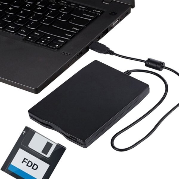 3.5 inch 1.44MB FDD Portable USB External Floppy Diskette Drive for Laptop, Desktop - Image 5