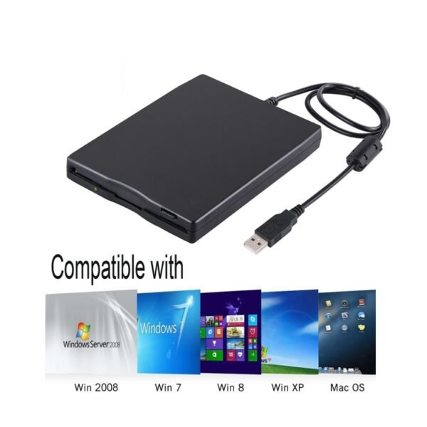 3.5 inch 1.44MB FDD Portable USB External Floppy Diskette Drive for Laptop, Desktop - Image 6