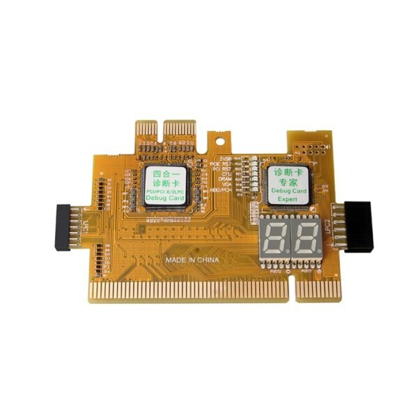 4-in-1 Desktop PC PCI-E LPC Diagnostic Card Motherboard Detection Failure Test Card - Image 2