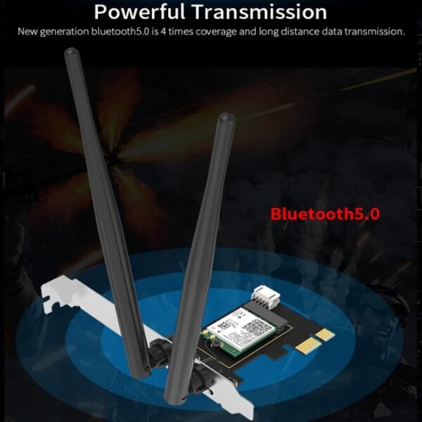 CF-AX200 SE 3000Mbps PCI-E Dual Band Frequency Bluetooth Wireless Network Card - Image 5