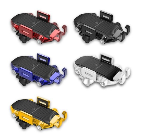 X343 15W Car Wireless Charger Smart Induction Suction Cup Phone Holder - Image 2