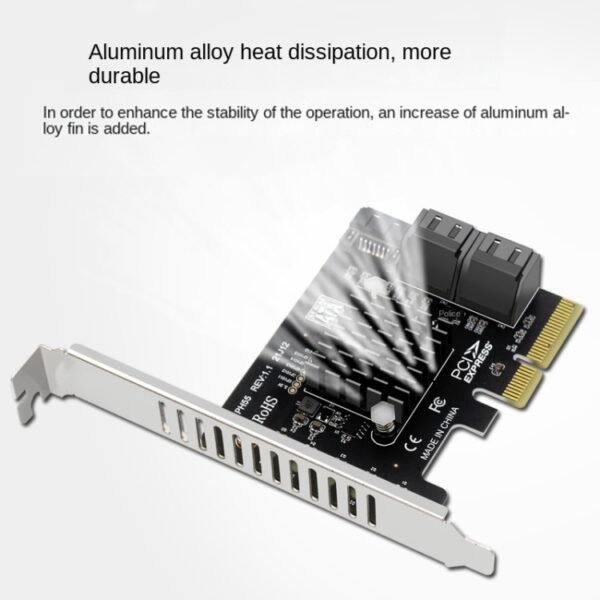 PCI-E To 5 SATA 3.0 Expansion Card - Image 5